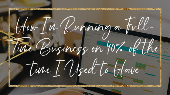 Tips for running your business in less time