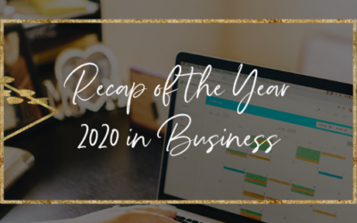 Recap of The Year 2020 In Business